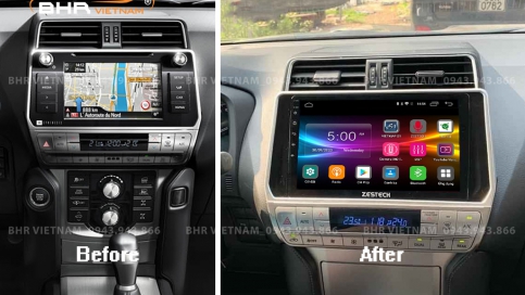 Màn hình DVD Android liền camera 360 xe Toyota Prado 2017 - nay | Zestech Z800 Pro+